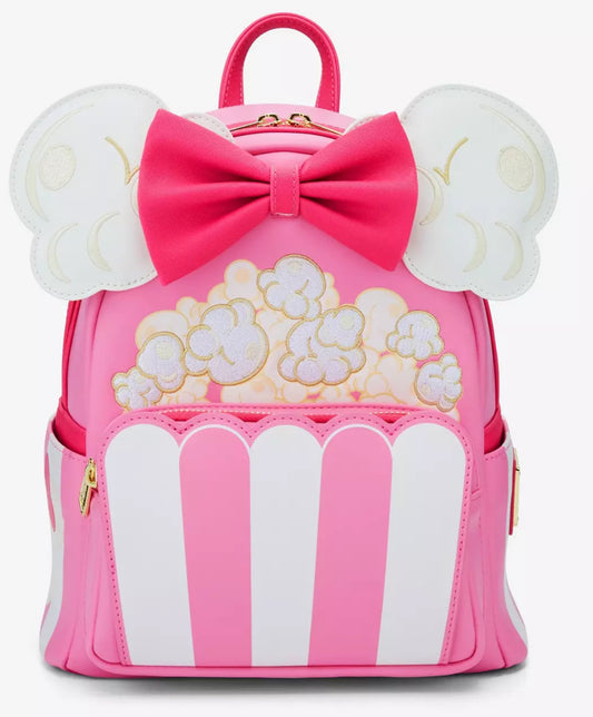 Loungefly Minnie Mouse Popcorn Ears Mini Backpack