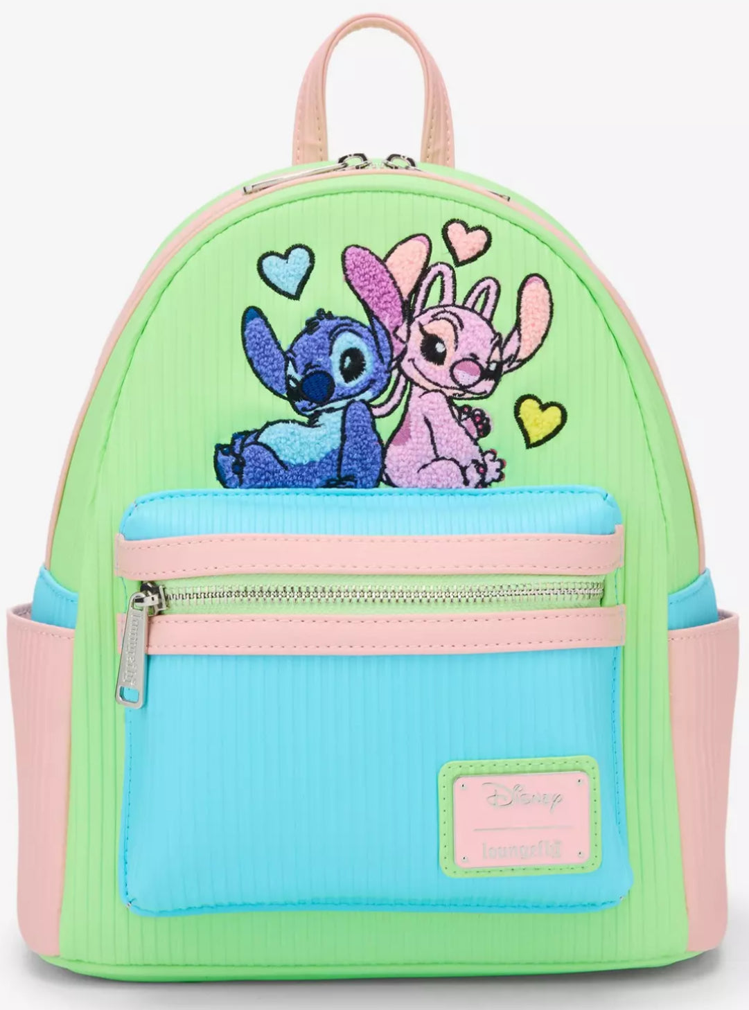 Loungefly Disney Lilo & Stitch Angel & Stitch Pastel Mini Backpack