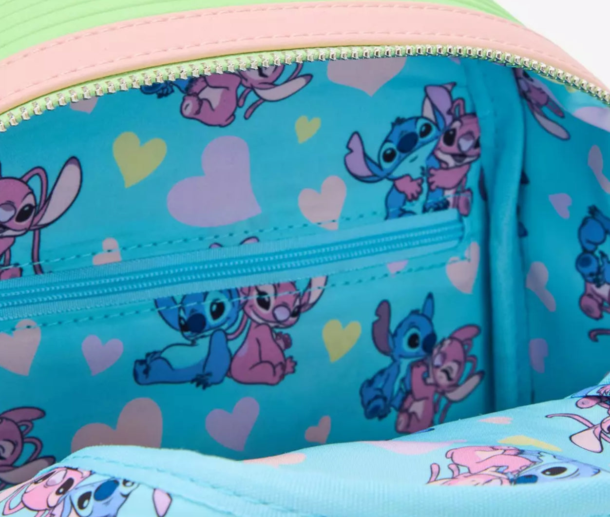 Loungefly Disney Lilo & Stitch Angel & Stitch Pastel Mini Backpack