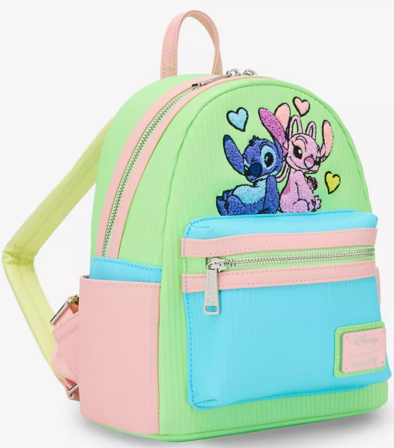 Loungefly Disney Lilo & Stitch Angel & Stitch Pastel Mini Backpack