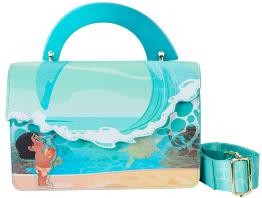 Loungefly Young Moana Ocean Wave Crossbody Bag