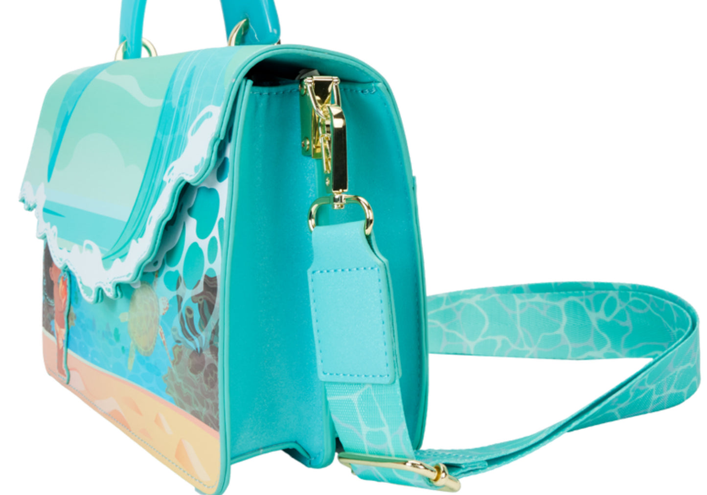 Loungefly Young Moana Ocean Wave Crossbody Bag
