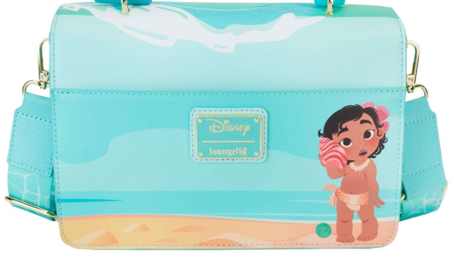 Loungefly Young Moana Ocean Wave Crossbody Bag