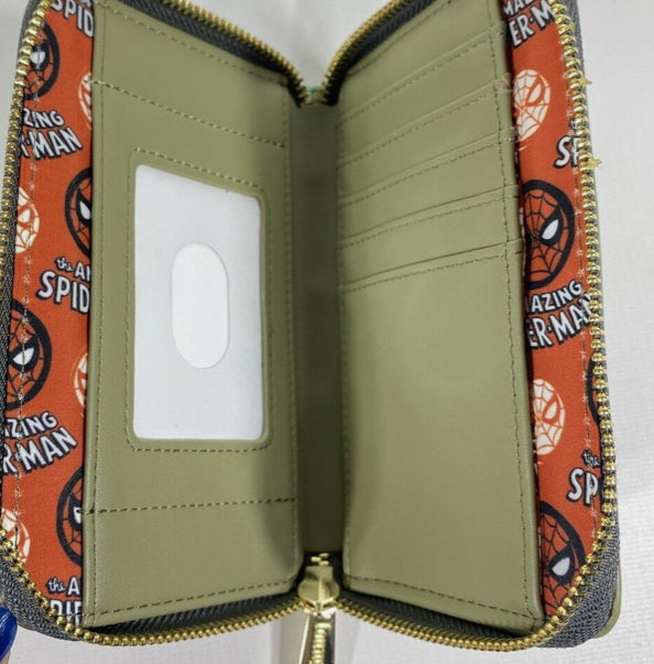 Loungefly Marvel Spiderman Sinister Zip Around Wallet