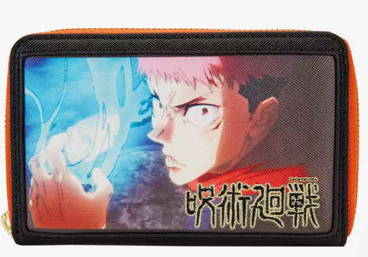 Loungefly Jujutsu Kaisen Yuji Zipper Wallet