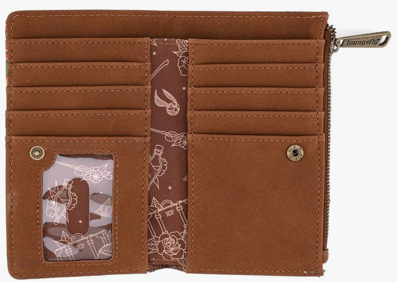Loungefly x Harry Potter Tattoo All-Over Print Wallet