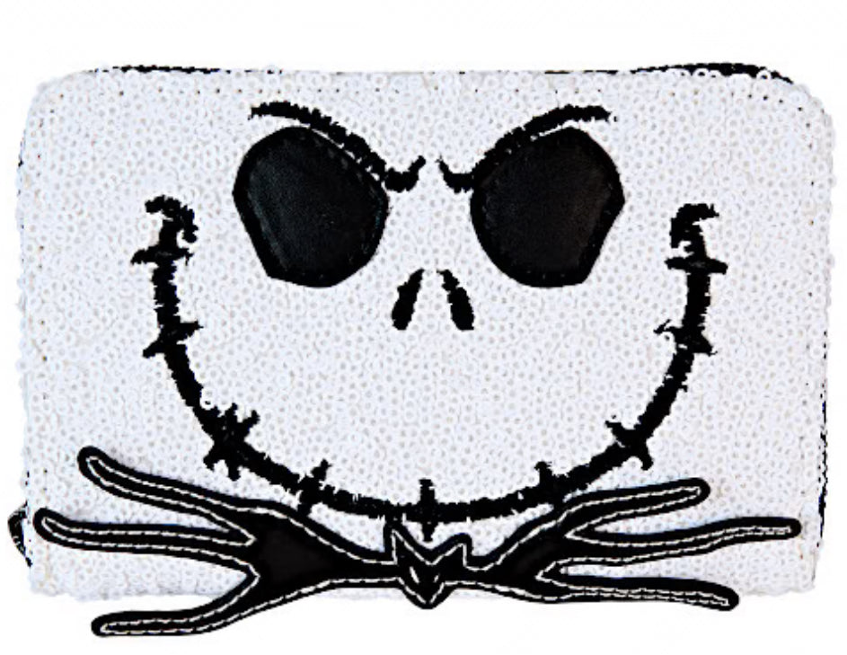 Loungefly Jack Skellington Sequin Cosplay Wallet