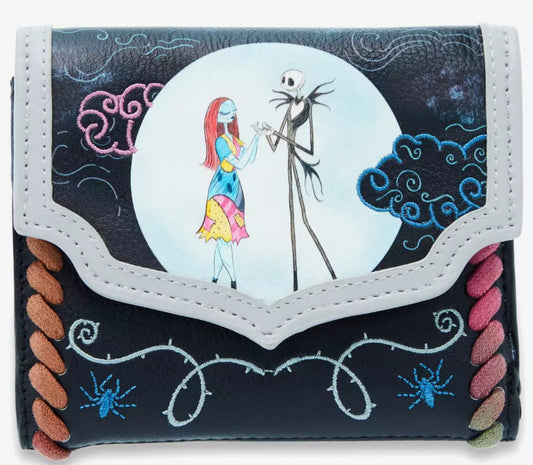 Our Universe Disney The Nightmare Before Christmas Jack & Sally Western Patterned Small Wallet