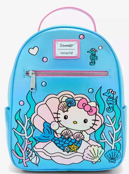 Loungefly Sanrio Hello Kitty Mermaid Metallic Mini Backpack