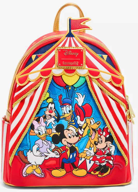 Loungefly Disney Mickey Mouse & Friends Circus Mini Backpack
