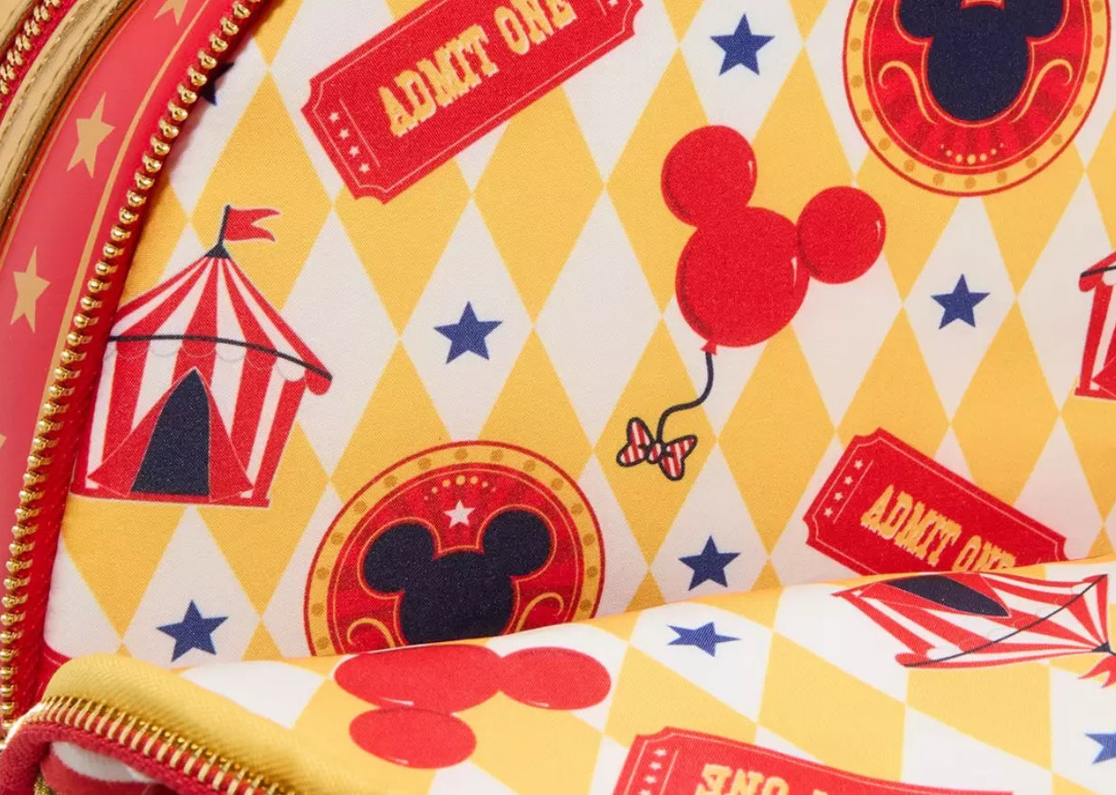 Loungefly Disney Mickey Mouse & Friends Circus Mini Backpack