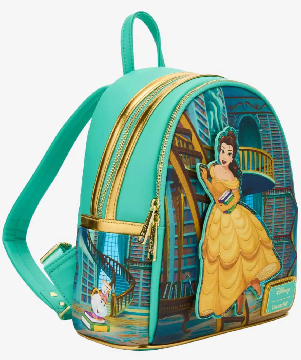 Loungefly Disney Beauty and the Beast Belle Library Mini Backpack