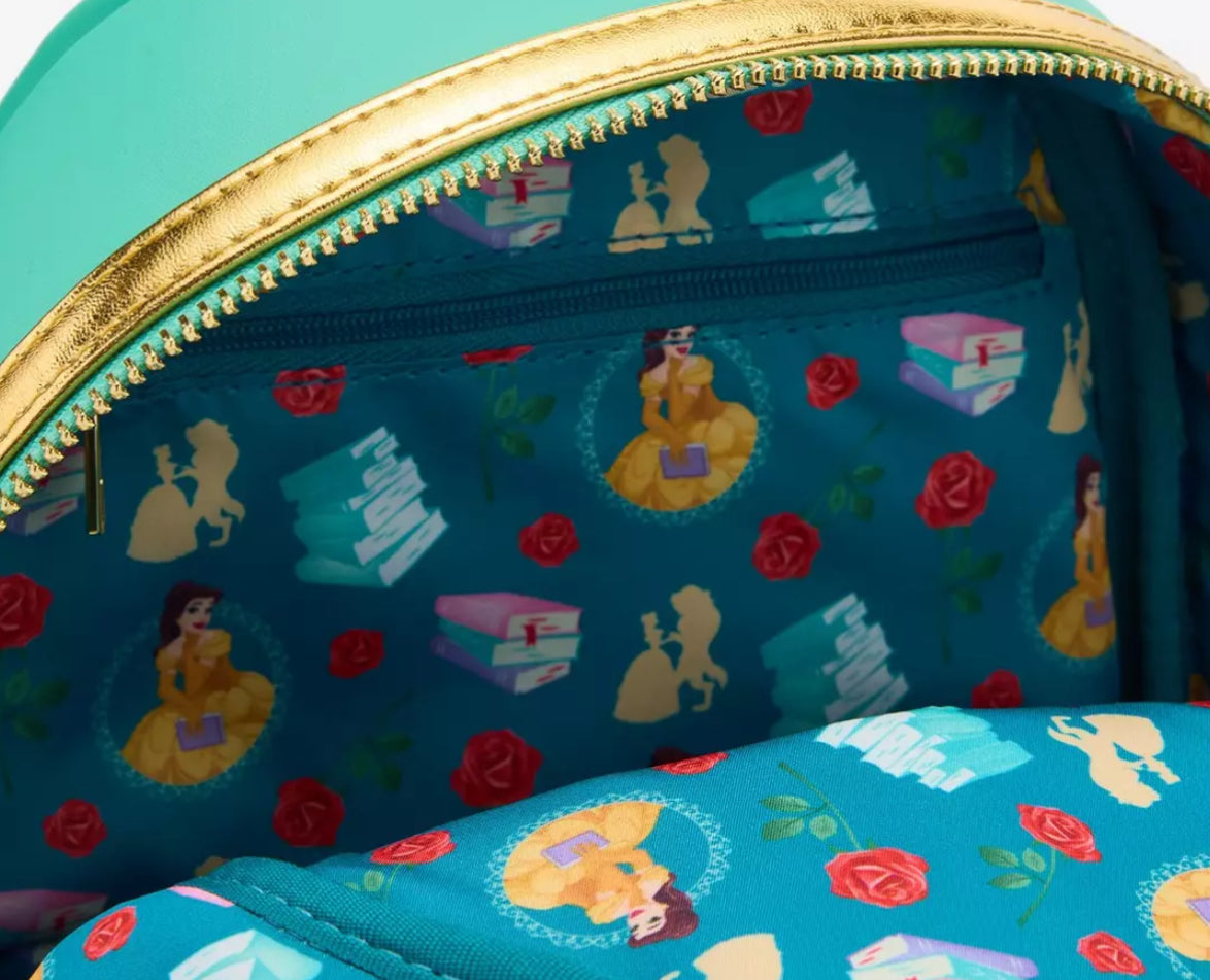 Loungefly Disney Beauty and the Beast Belle Library Mini Backpack