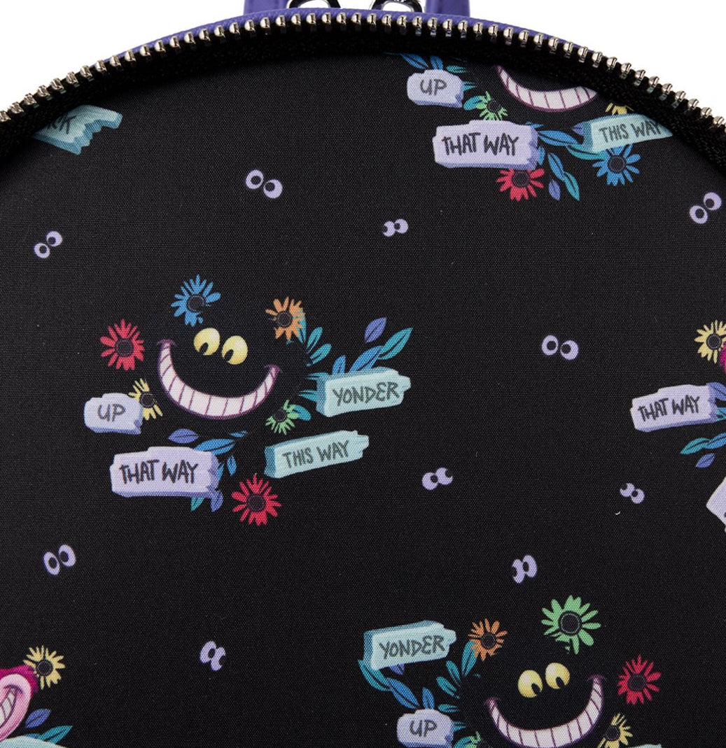 Loungefly Disney Alice in Wonderland Tulgey Wood Lenticular Mini Backpack