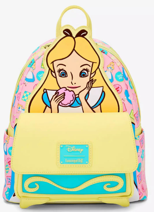 Loungefly Disney Alice in Wonderland Alice Cookies Mini Backpack
