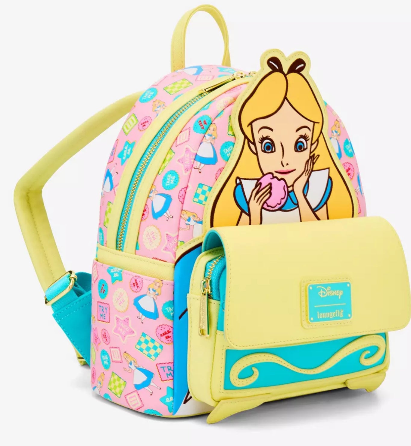 Loungefly Disney Alice in Wonderland Alice Cookies Mini Backpack
