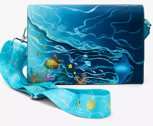 Loungefly Disney Moana Ocean Wave Crossbody Bag