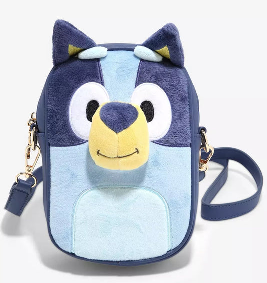 Bluey Figural Plush Bluey Crossbody Bag