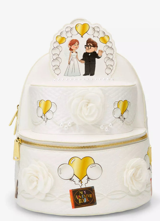 Loungefly Disney Pixar Up Wedding Cake Figural Mini Backpack