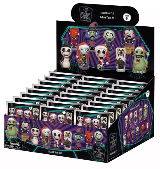 Monogram - The Nightmare Before Christmas 3D Foam Bag Clip - Series 9 (Styles May Vary)