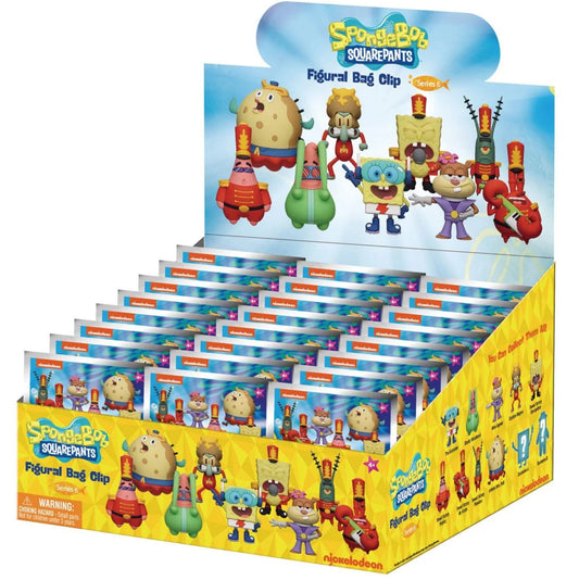 Monogram SpongeBob SquarePants Series 6 3D Foam Bag Clip (Styles May Vary)