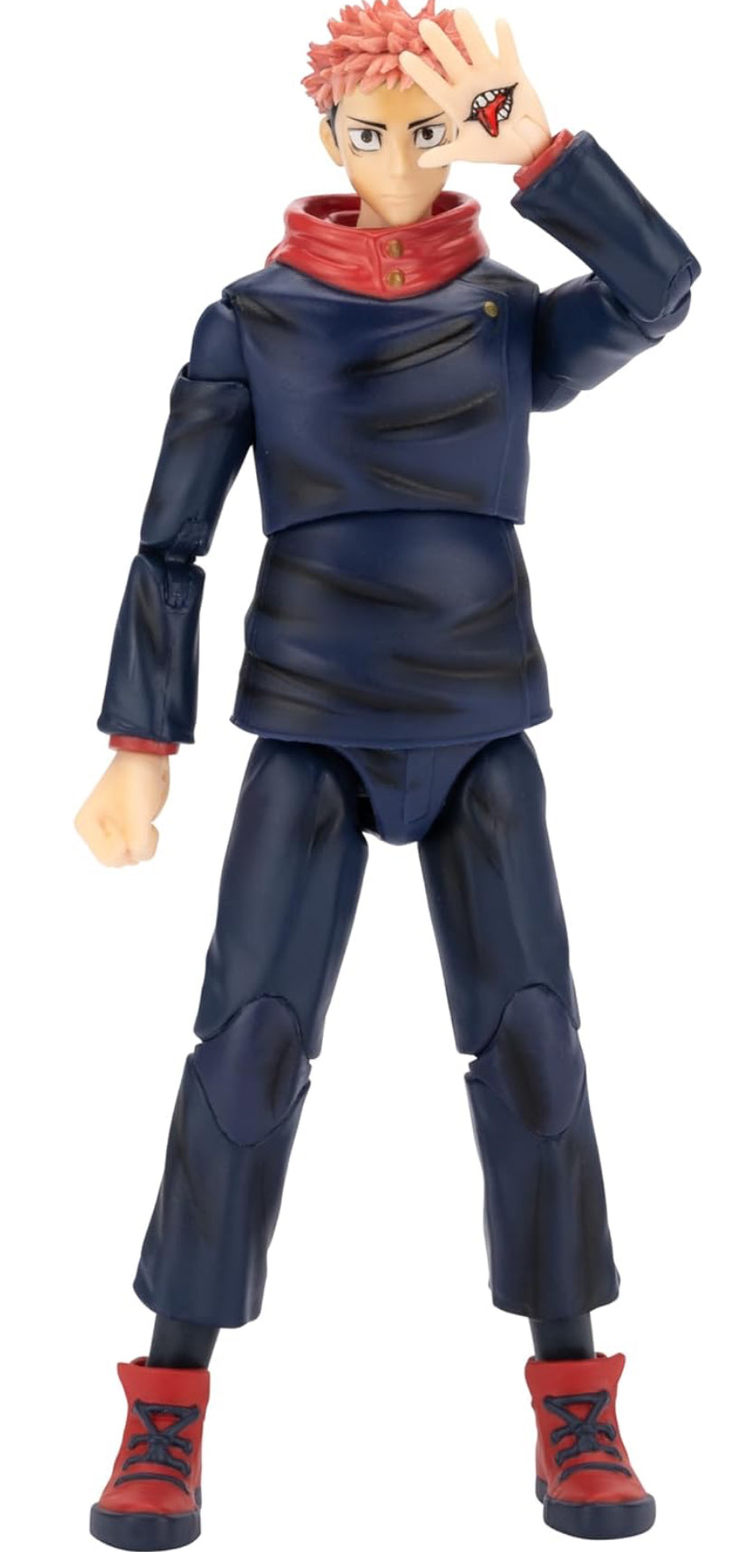 Total Anime Yuji Itadori - 6.5-Inch Scale Figure with Swappable Faceplates, Alternate Hands, and Energy Effects