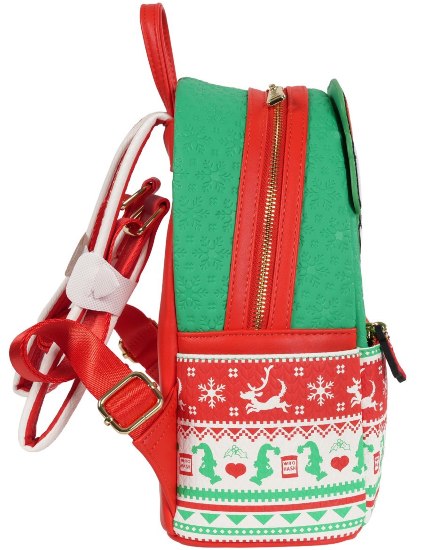 How the Grinch Stole Christmas Grinch Christmas Sweater Mini-Backpack - Entertainment Earth Exclusive