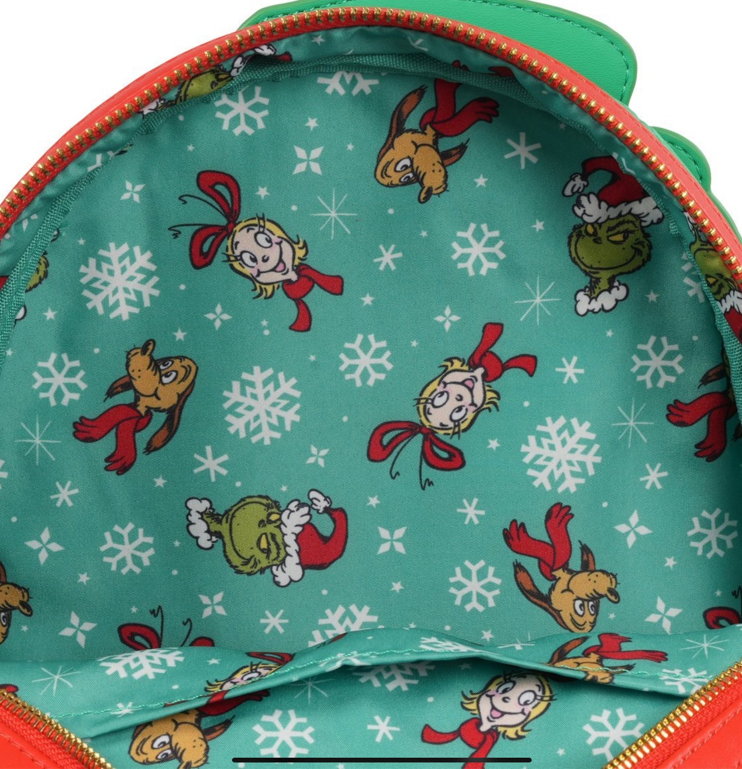 How the Grinch Stole Christmas Grinch Christmas Sweater Mini-Backpack - Entertainment Earth Exclusive