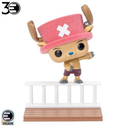 One Piece Straw Hat Pirates Tony Tony Chopper Flocked Funko Pop! Vinyl Figure #2332 - Entertainment Earth Exclusive