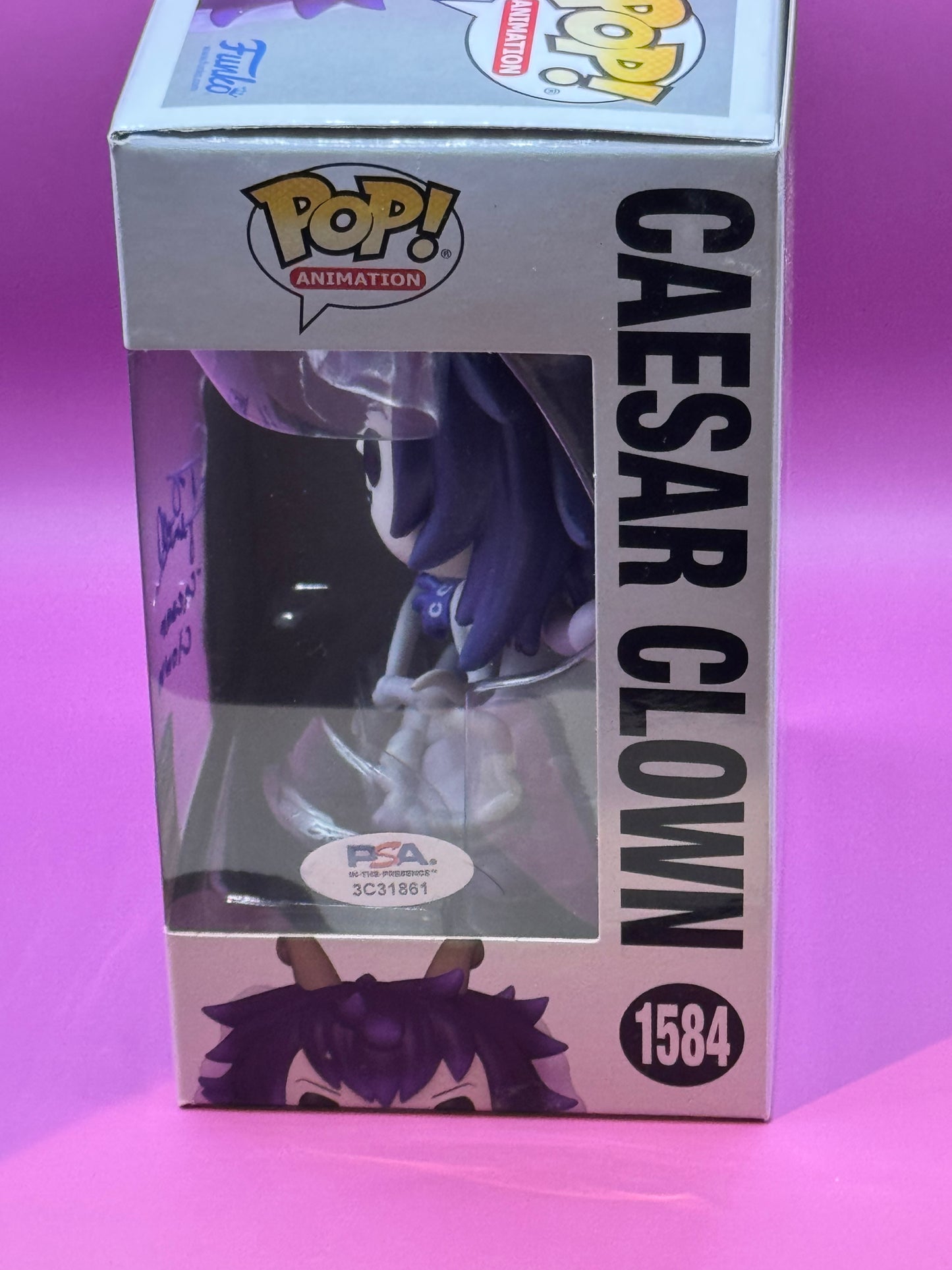 Funko -ONE PIECE 1584 Caesar Clown- Signed by Jerry Jewell