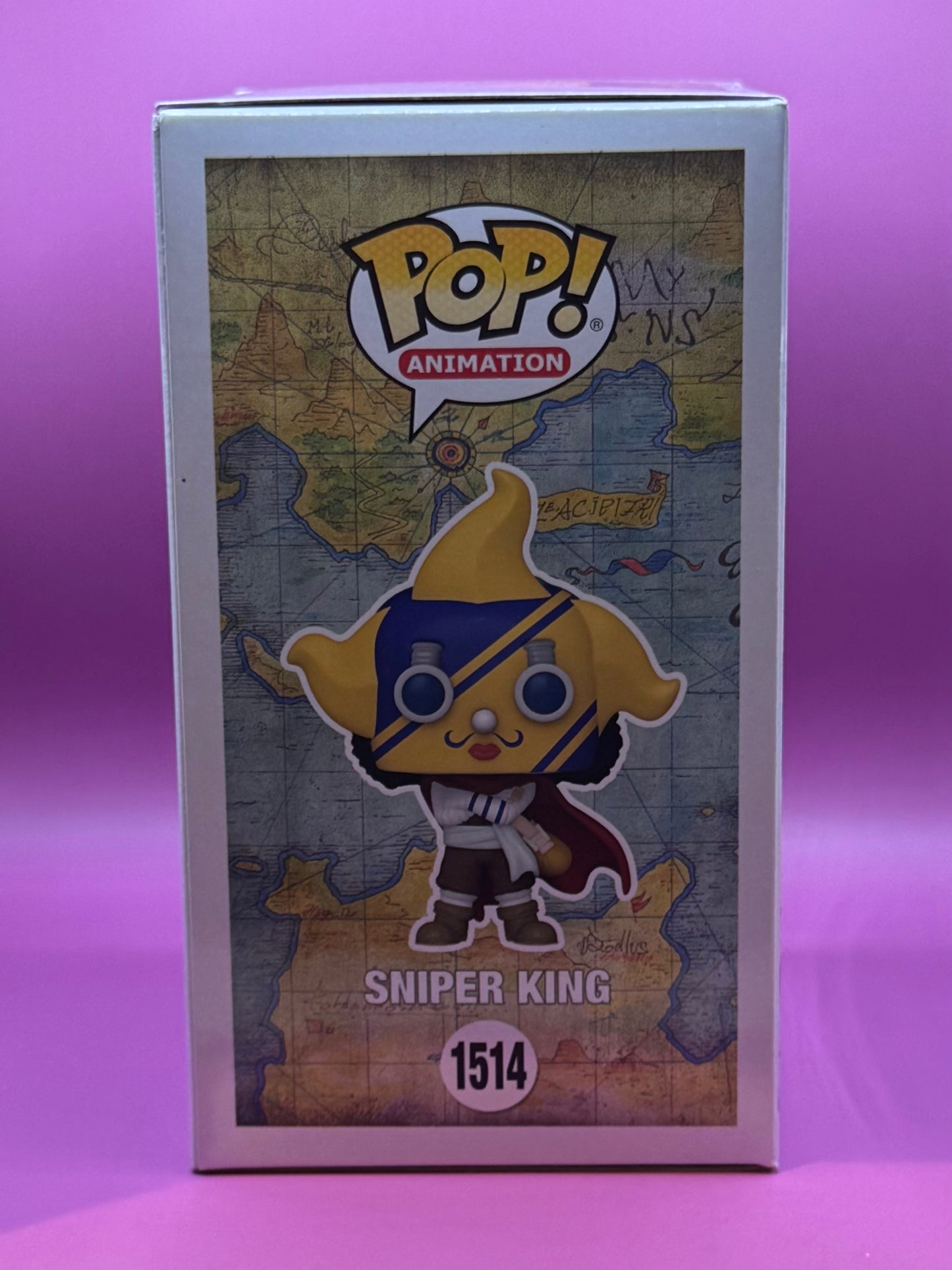 Funko -ONE PIECE 1514 Sniper King- Signed By Sonny Strait