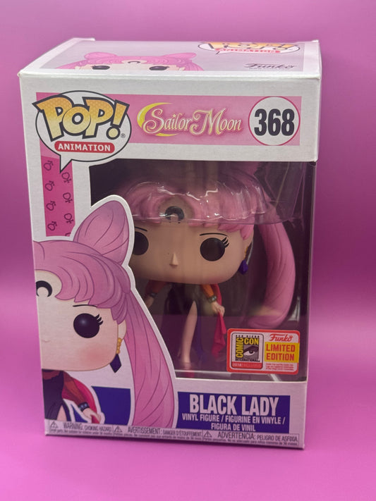 Funko Pop Sailor Moon #368 Black Lady (2018 Comic-Con Limited Edition)